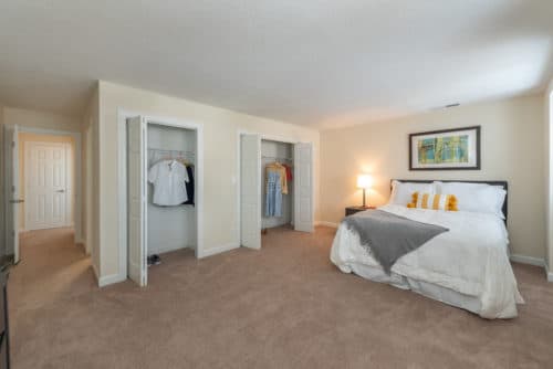 large main bedroom closet walkers chase townhomes